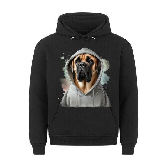 Premium Hoodie "English Mastiff Hooded 2" Schwarz – hunde-shirt.de
