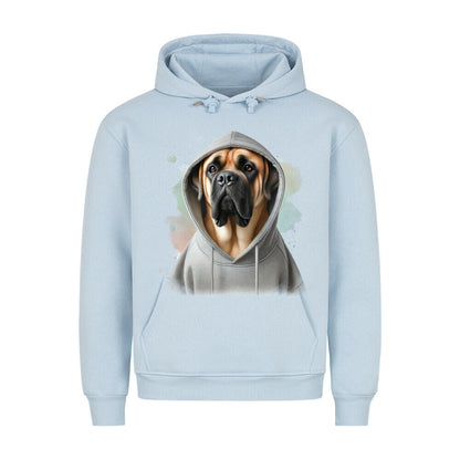Premium Hoodie "English Mastiff Hooded 2" Babyblau – hunde-shirt.de