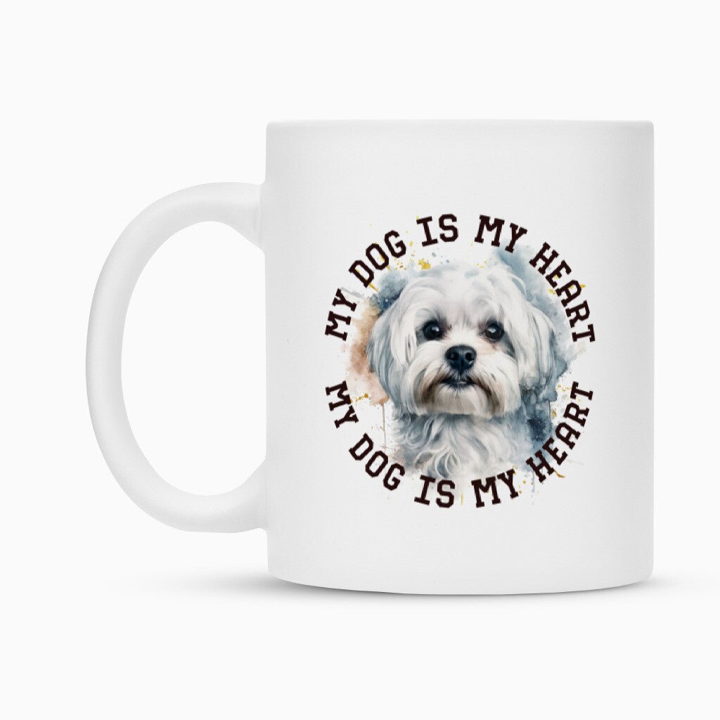 Tasse "Malteser HEART" – hunde-shirt.de