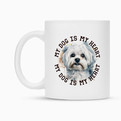 Tasse "Malteser HEART" – hunde-shirt.de