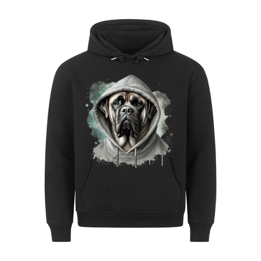 Premium Hoodie "Bullmastiff Hooded" Schwarz – hunde-shirt.de
