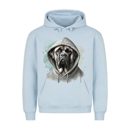Premium Hoodie "Bullmastiff Hooded" Babyblau – hunde-shirt.de