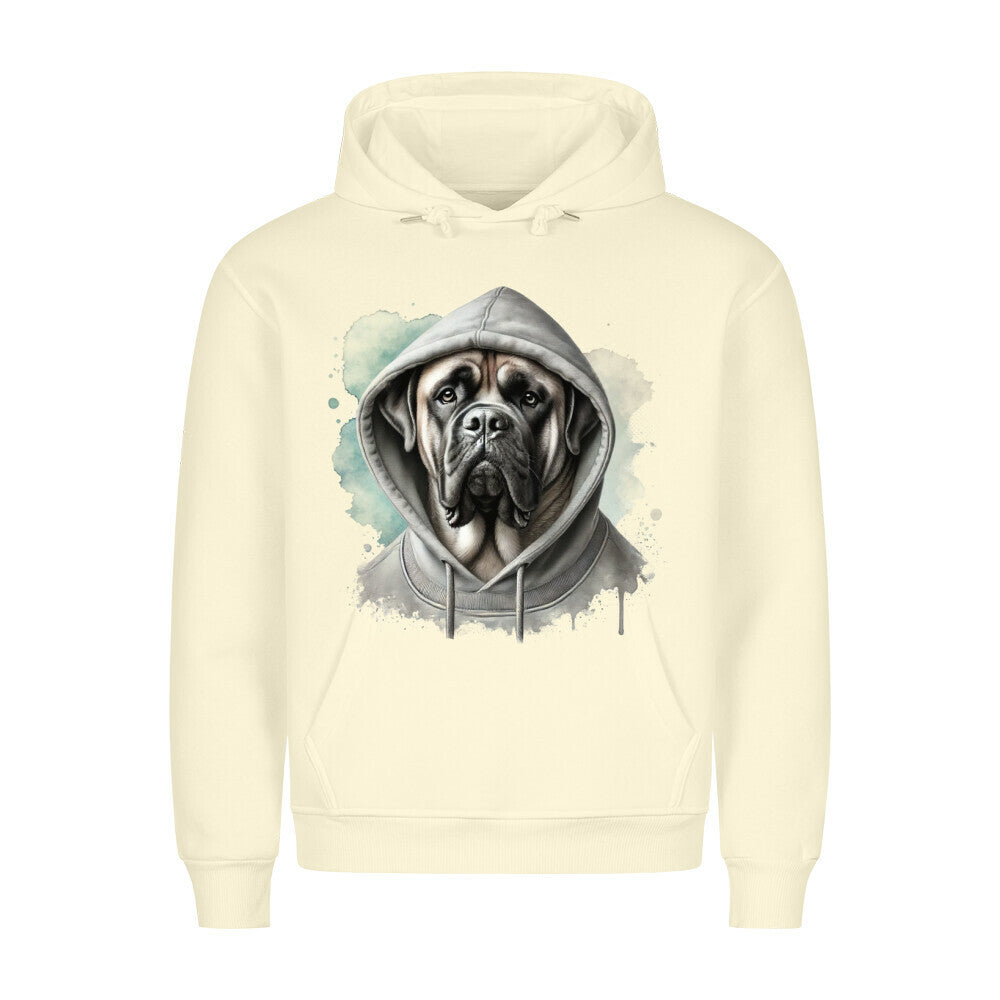 Premium Hoodie "Bullmastiff Hooded" Beige – hunde-shirt.de