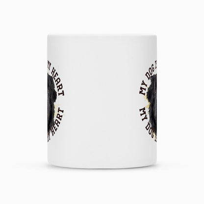 Tasse "Neufundländer schwarz HEART" – hunde-shirt.de