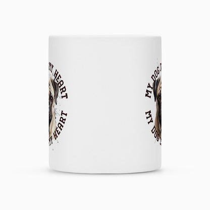 Tasse "Mops HEART" – hunde-shirt.de