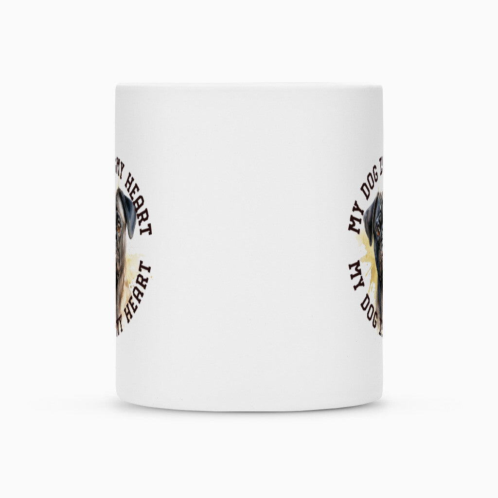 Tasse "Mops HEART 2" – hunde-shirt.de