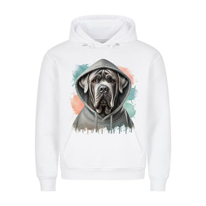 Premium Hoodie "Cane Corso Hooded 3" Weiß – hunde-shirt.de