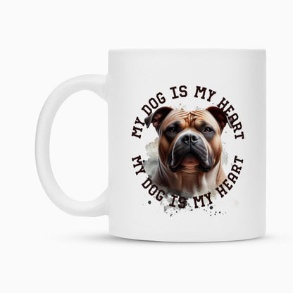 Tasse "American Bully XL HEART" – hunde-shirt.de