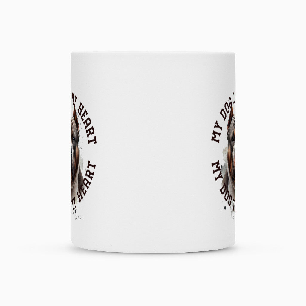 Tasse "American Bully XXL HEART" – hunde-shirt.de