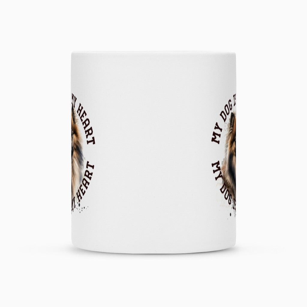 Tasse "Pomeranian gewolkt HEART" – hunde-shirt.de