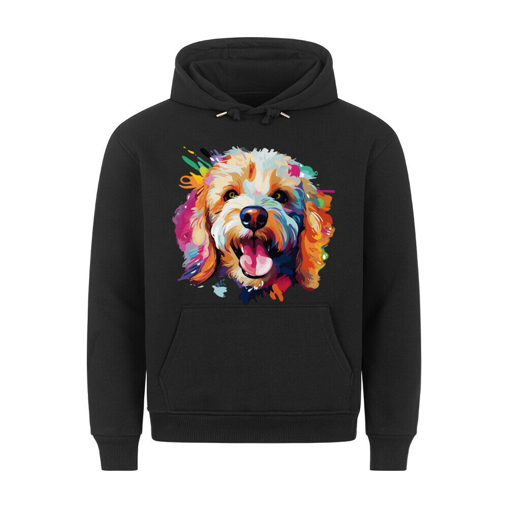 Premium Hoodie "Toypudel ART" Schwarz – hunde-shirt.de