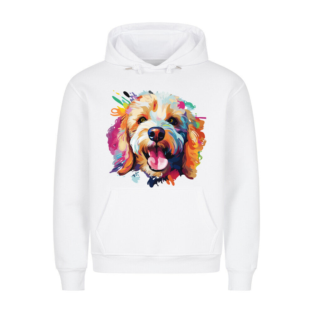 Premium Hoodie "Toypudel ART" Weiß – hunde-shirt.de