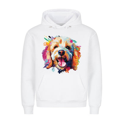 Premium Hoodie "Toypudel ART" Weiß – hunde-shirt.de