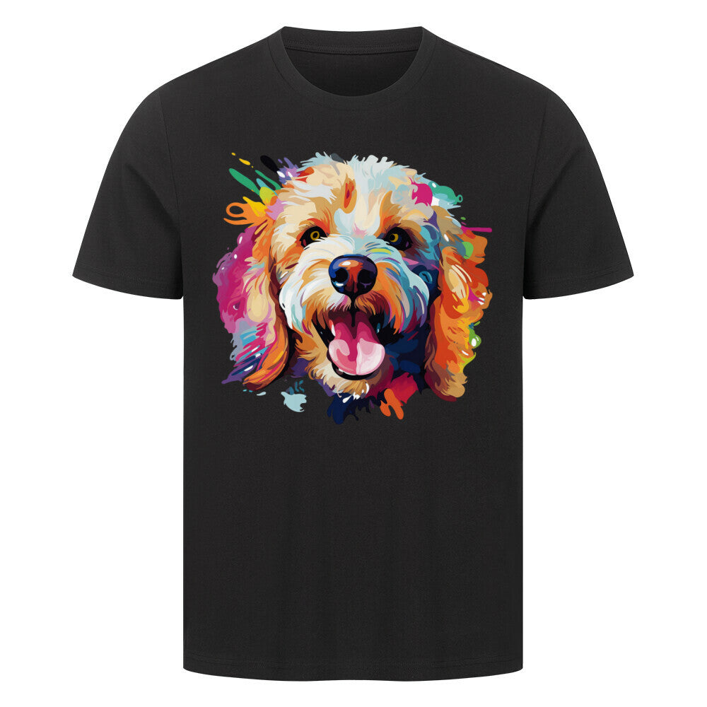 Premium T-Shirt "Toypudel ART" Schwarz – hunde-shirt.de