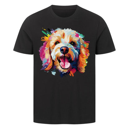 Premium T-Shirt "Toypudel ART" Schwarz – hunde-shirt.de