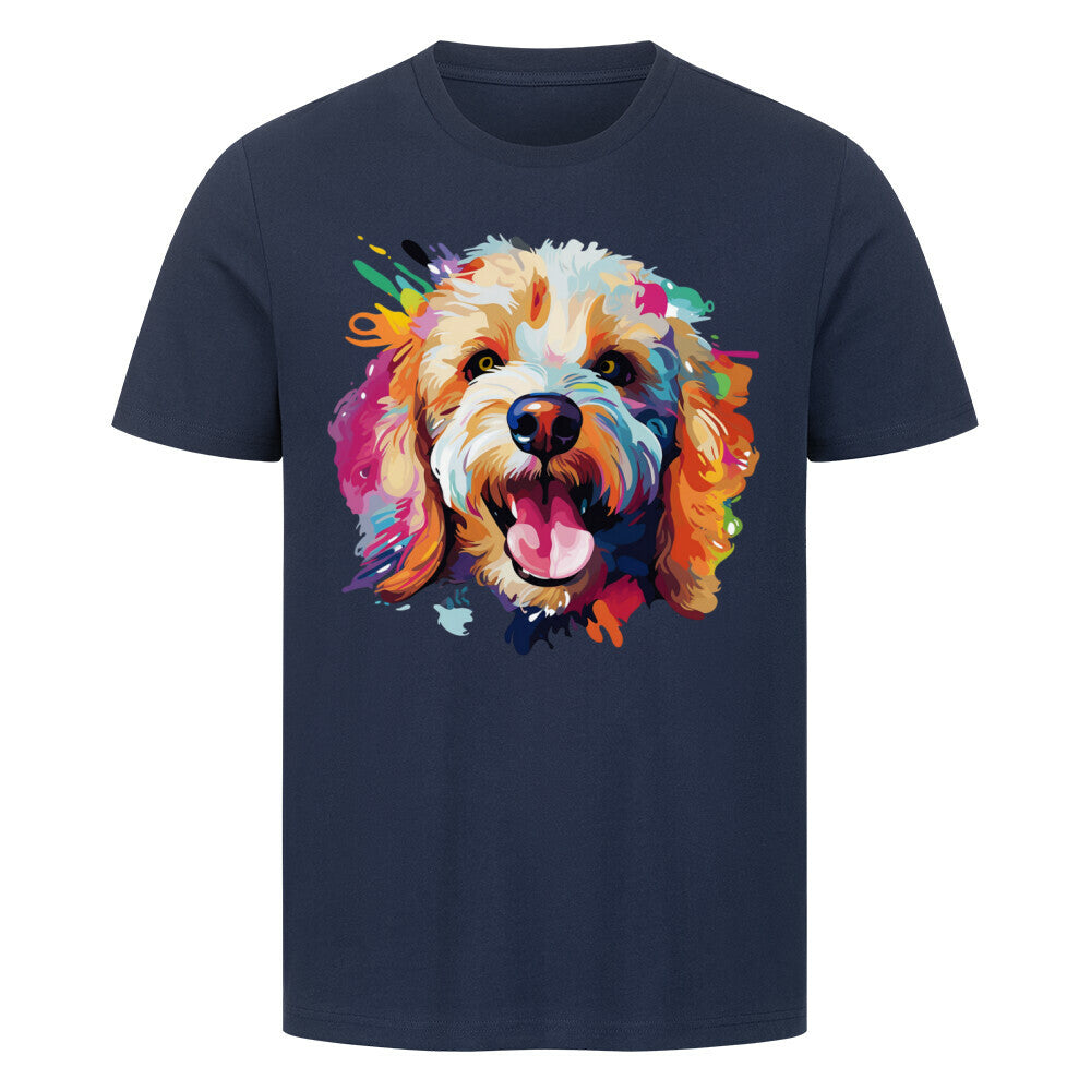 Premium T-Shirt "Toypudel ART" French Navy – hunde-shirt.de