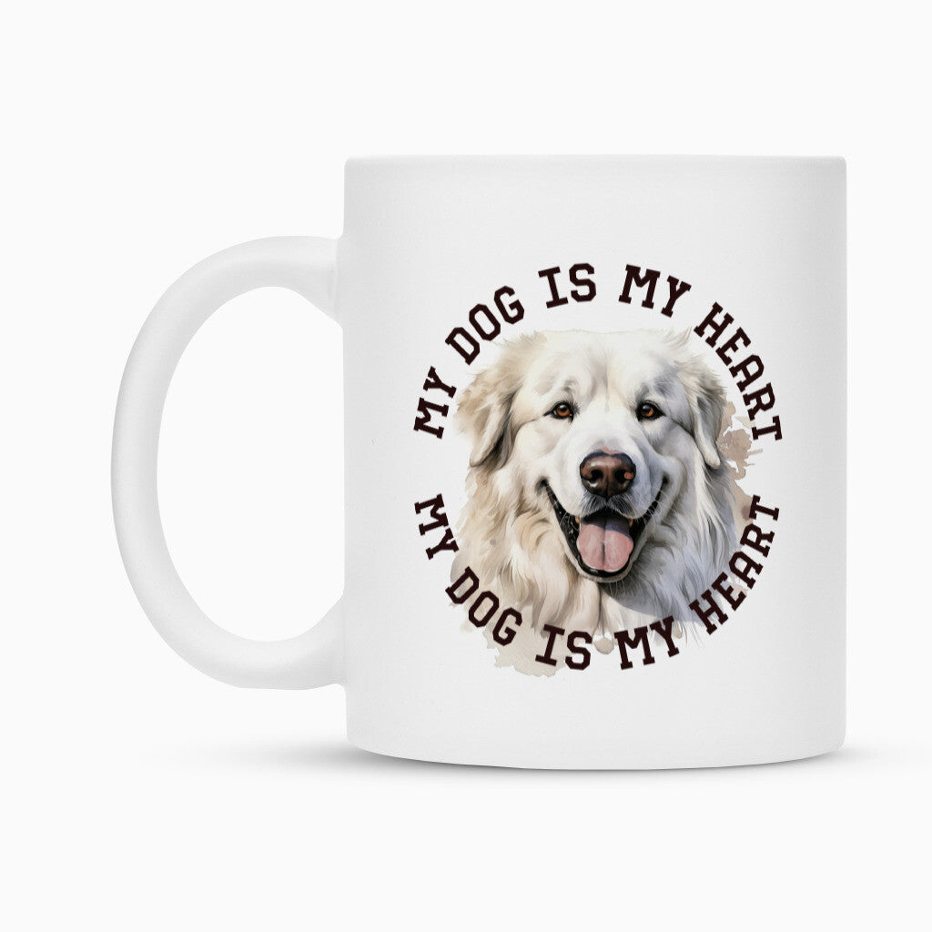 Tasse "Pyrenäenberghund HEART" – hunde-shirt.de