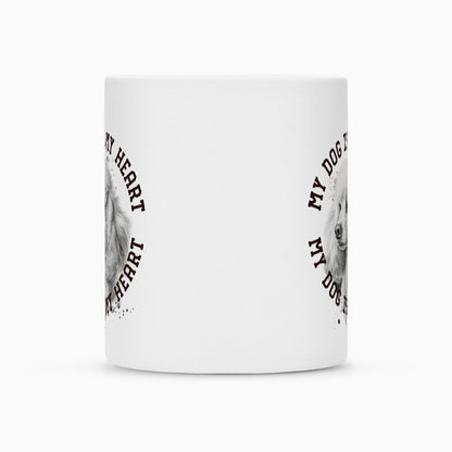 Tasse "Pudel weiß HEART" – hunde-shirt.de