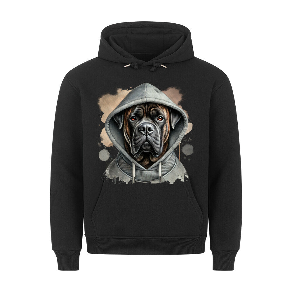 Premium Hoodie "Dogo Canario Hooded" Schwarz – hunde-shirt.de
