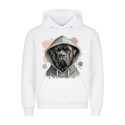 Premium Hoodie "Dogo Canario Hooded" Weiß – hunde-shirt.de
