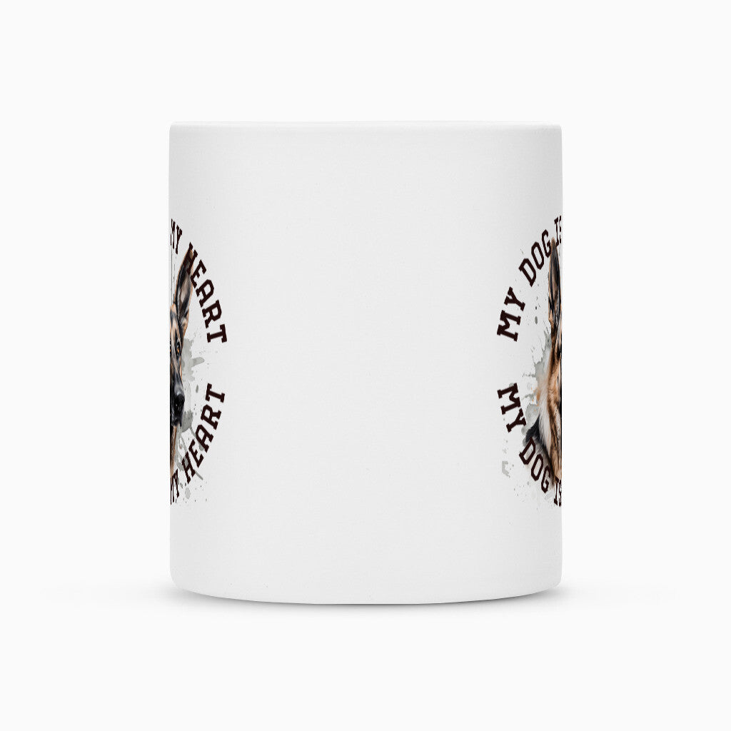 Tasse "Deutscher Schäferhund HEART" – hunde-shirt.de