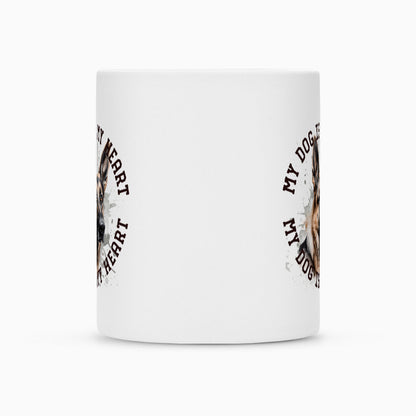 Tasse "Deutscher Schäferhund HEART" – hunde-shirt.de