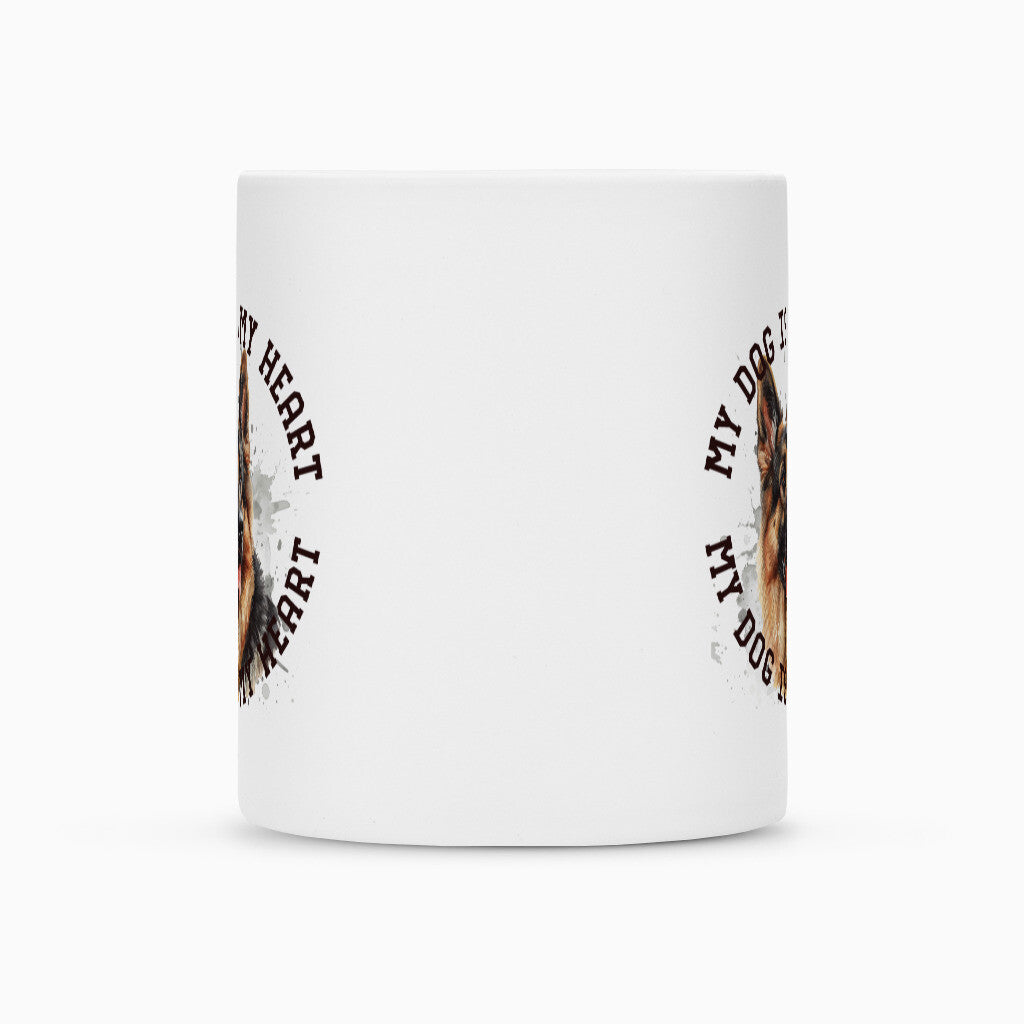 Tasse "Deutscher Schäferhund HEART 2" – hunde-shirt.de