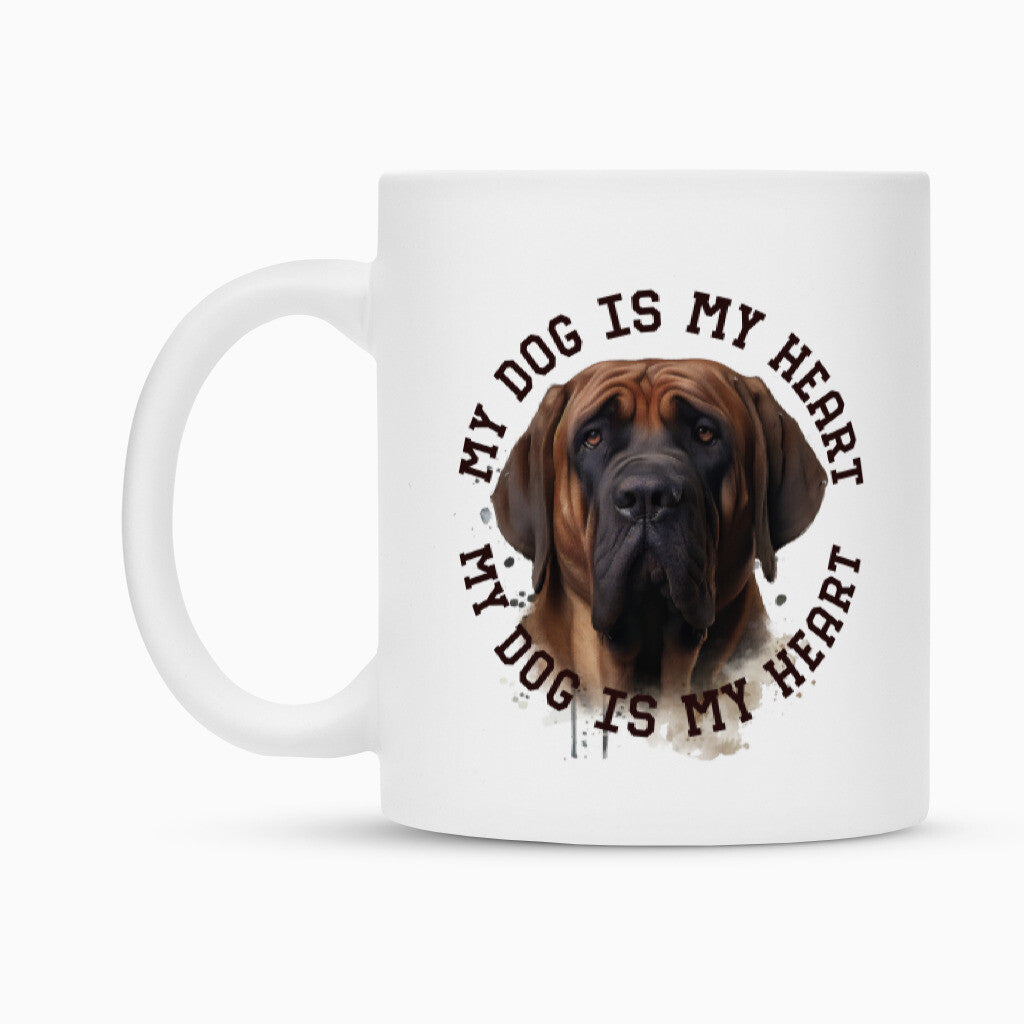 Tasse "Fila Brasileiro HEART" – hunde-shirt.de