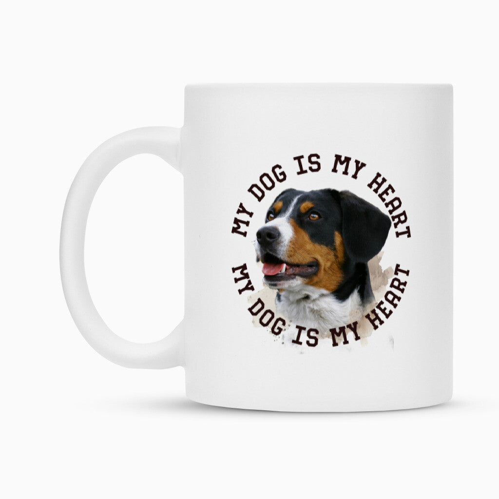 Tasse "Entlebucher Sennenhund HEART" – hunde-shirt.de