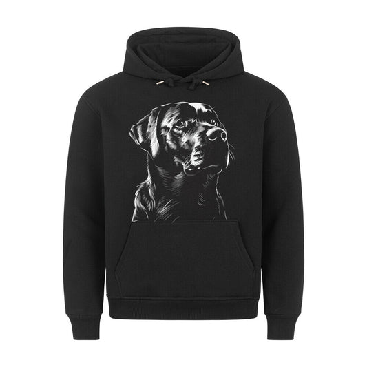 Premium Hoodie "Cane Corso white" Schwarz – hunde-shirt.de
