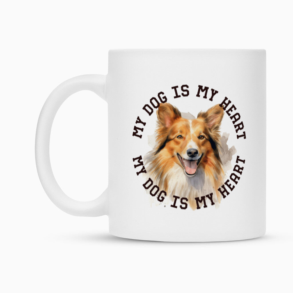 Tasse "Shetland Sheepdog HEART" – hunde-shirt.de