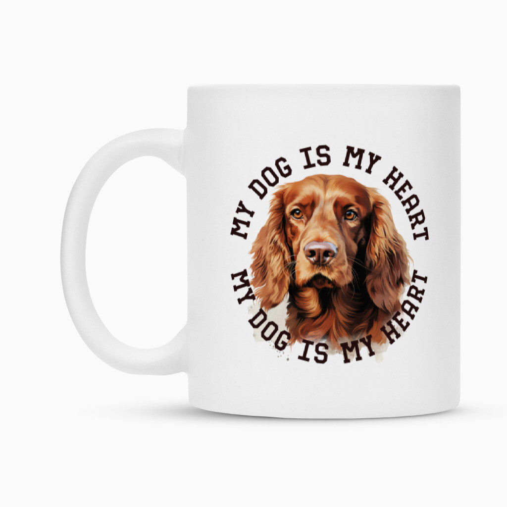 Tasse "Irish Setter HEART 2" – hunde-shirt.de