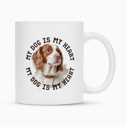 Tasse "Irish red and white Setter" Weiß – hunde-shirt.de