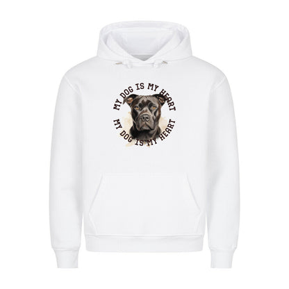 Premium Hoodie "Staffordshire Terrier" Weiß – hunde-shirt.de