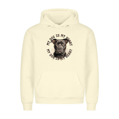 Premium Hoodie "Staffordshire Terrier" Beige – hunde-shirt.de