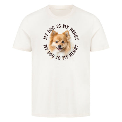 Premium T-Shirt "Kleinspitz HEART" – hunde-shirt.de