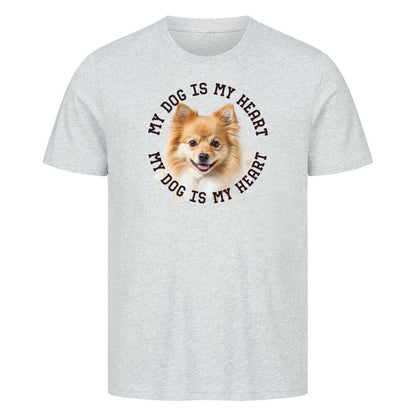 Premium T-Shirt "Kleinspitz HEART" – hunde-shirt.de