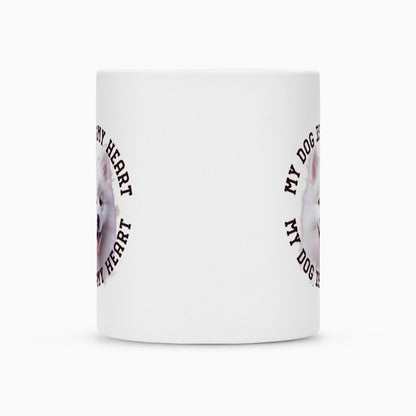 Tasse "Japan-Spitz HEART" – hunde-shirt.de