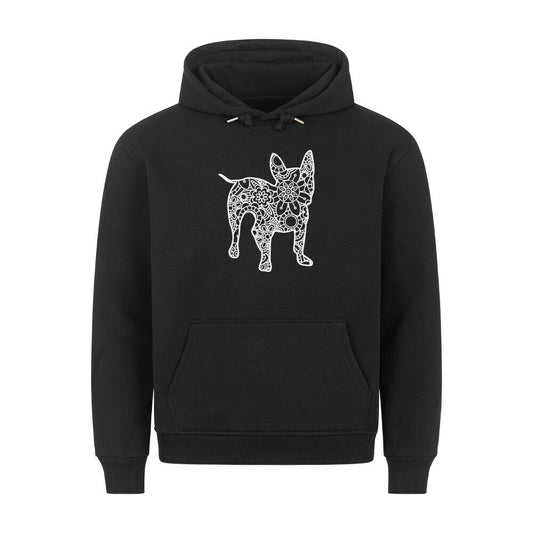 Premium Hoodie "Französische Bulldogge pur" Schwarz – hunde-shirt.de