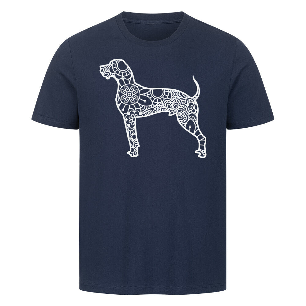 Premium T-Shirt "Deutsche Dogge pur" French Navy – hunde-shirt.de