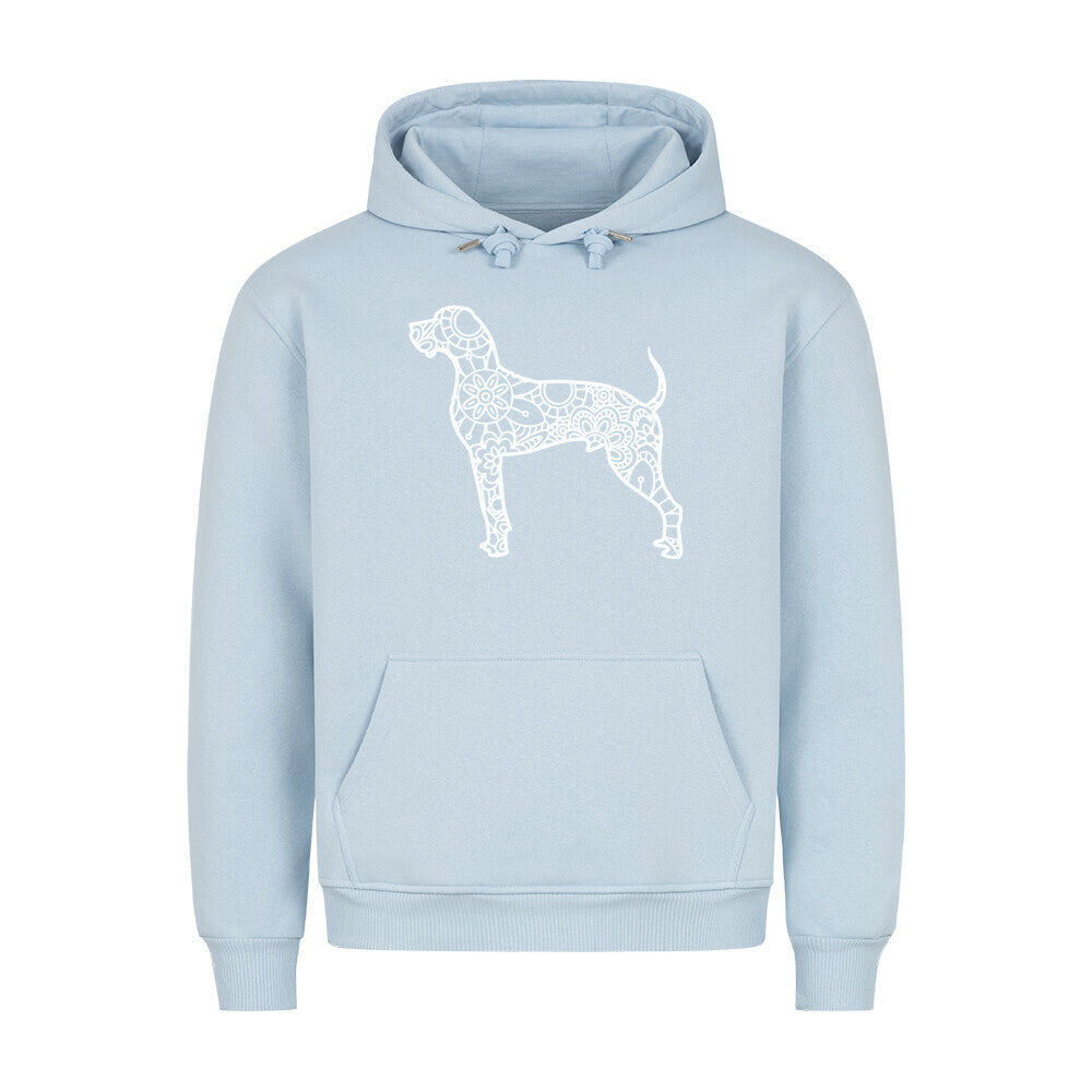 Premium Hoodie "Deutsche Dogge pur" Babyblau – hunde-shirt.de