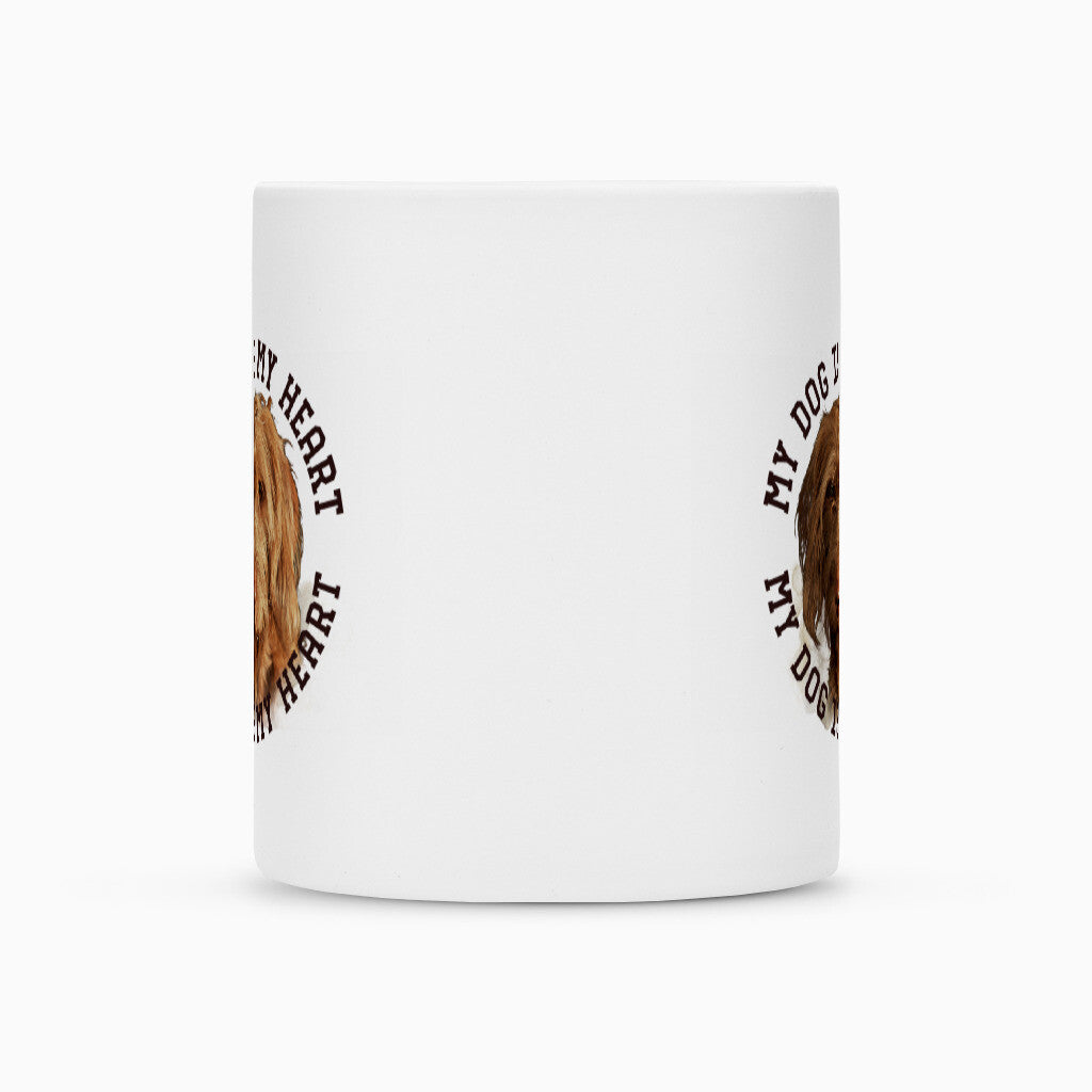 Tasse "Drahthaar Vizsla HEART" – hunde-shirt.de