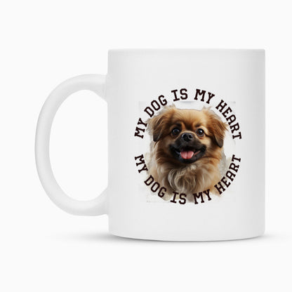 Tasse "Tibet Spaniel HEART" – hunde-shirt.de