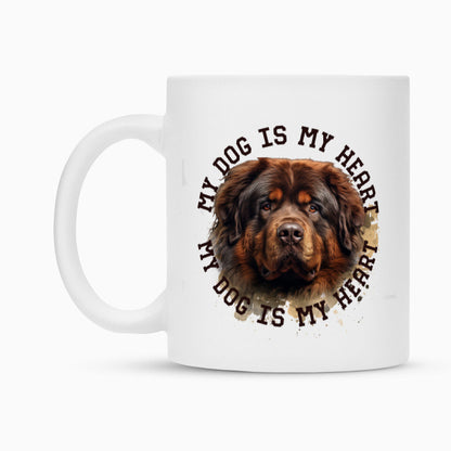 Tasse "Tibetmastiff HEART" – hunde-shirt.de