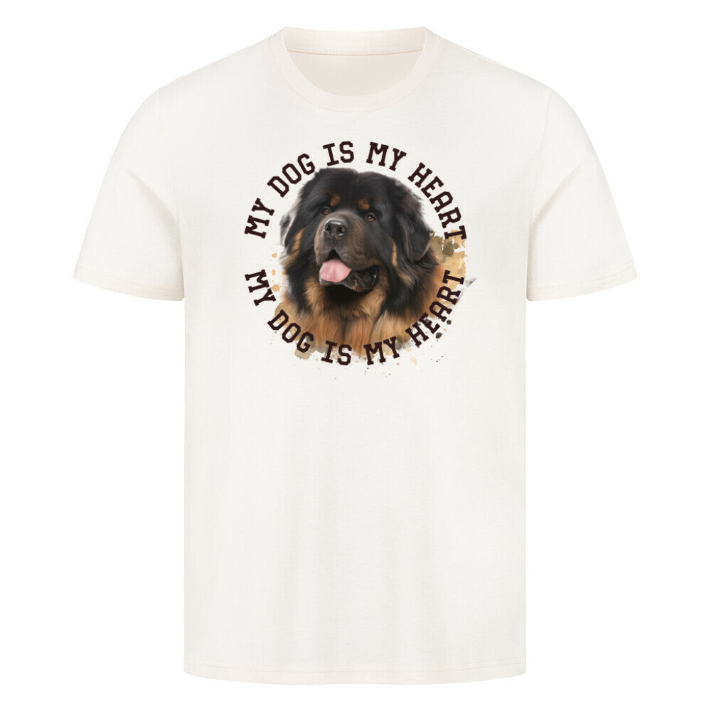 Premium T-Shirt "Do Khyi HEART" Natural Raw – hunde-shirt.de