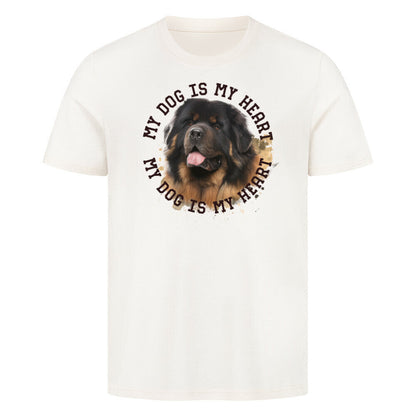 Premium T-Shirt "Do Khyi HEART" Natural Raw – hunde-shirt.de