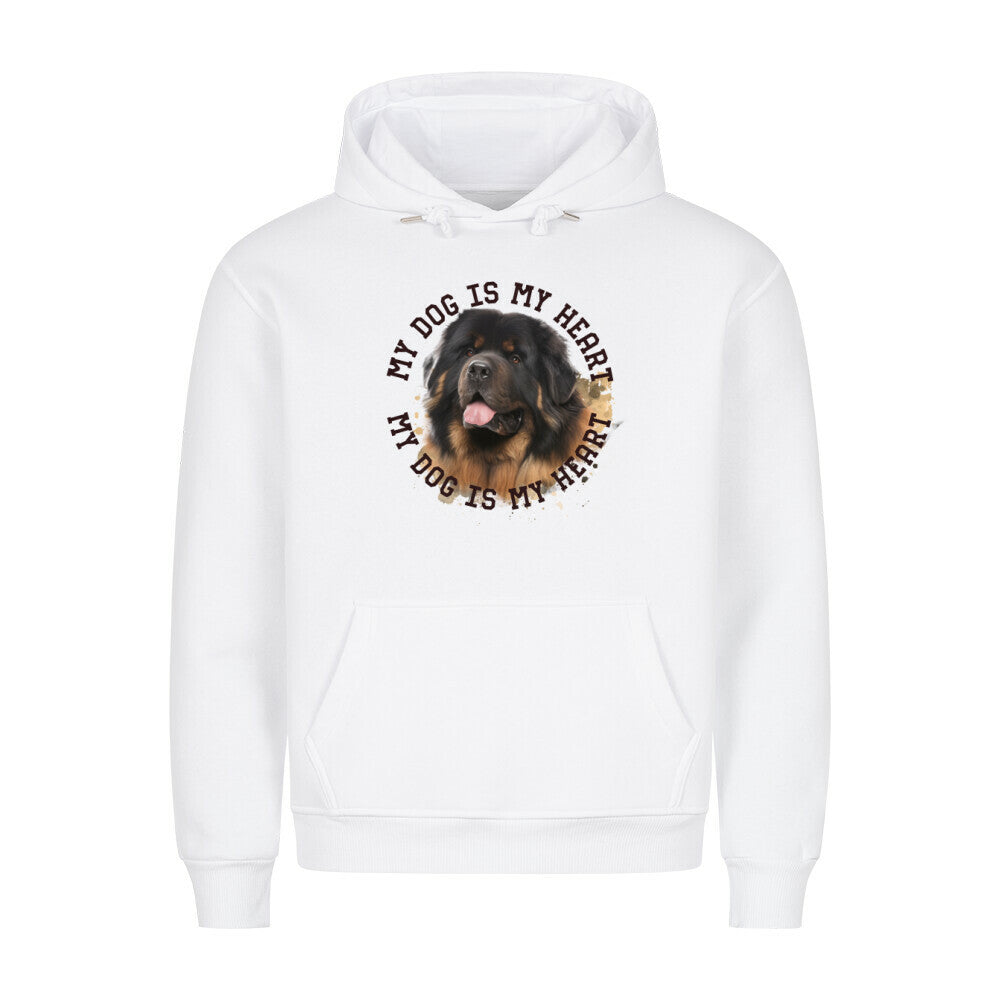 Premium Hoodie "Do Khyi HEART" Weiß – hunde-shirt.de