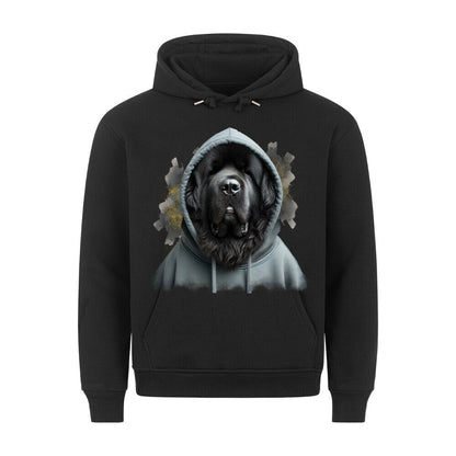 Premium Hoodie "Tibetmastiff schwarz Hooded" Schwarz – hunde-shirt.de