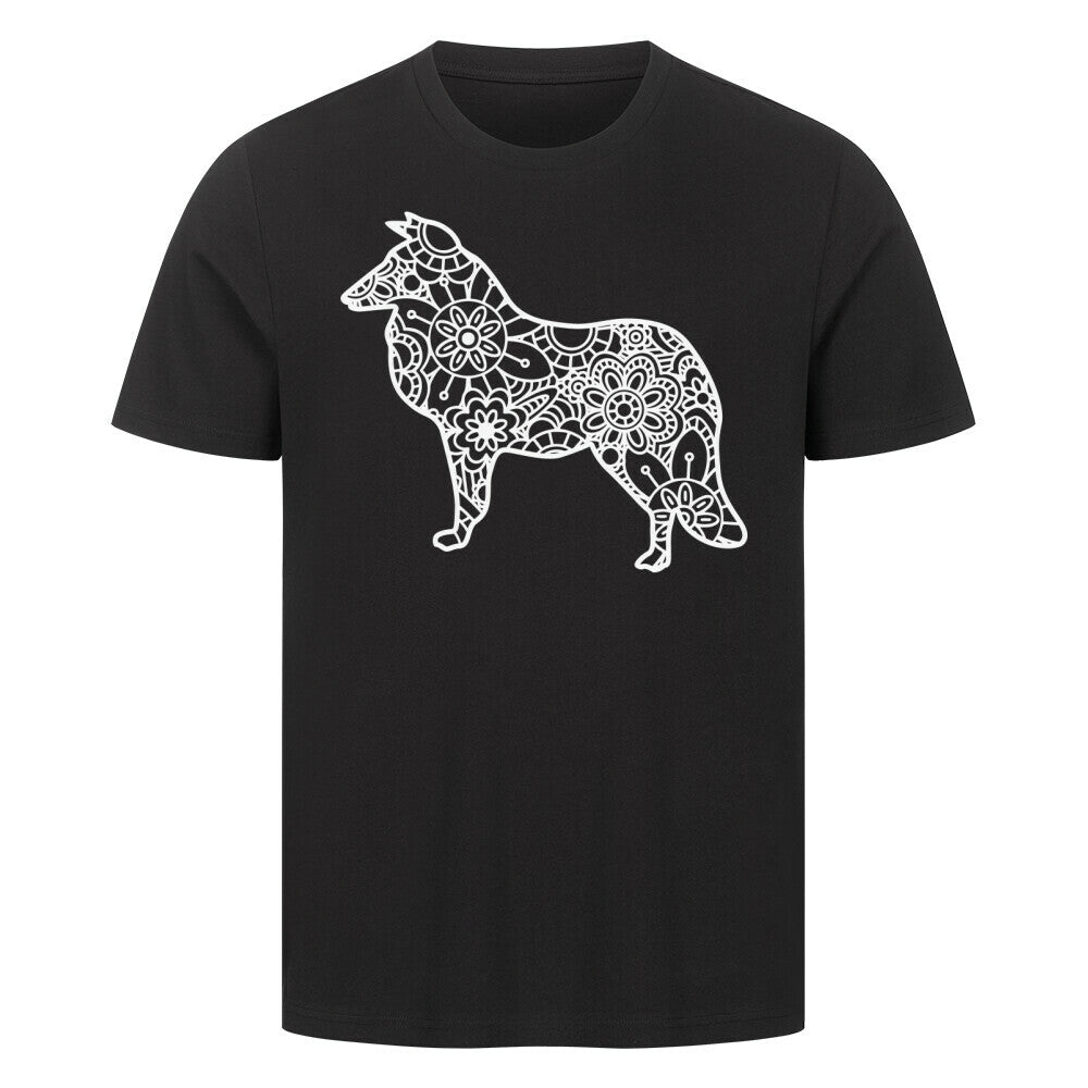 Premium T-Shirt "Collie pur" Schwarz – hunde-shirt.de