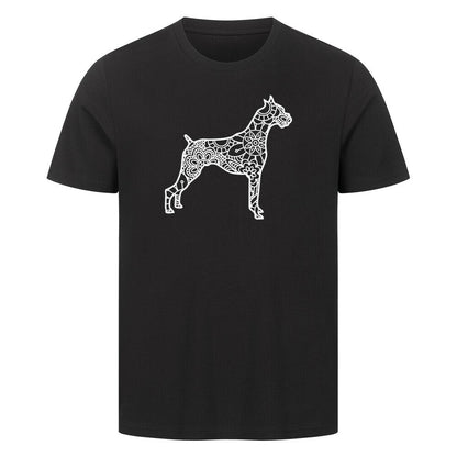 Premium T-Shirt "Deutscher Boxer pur" Schwarz – hunde-shirt.de
